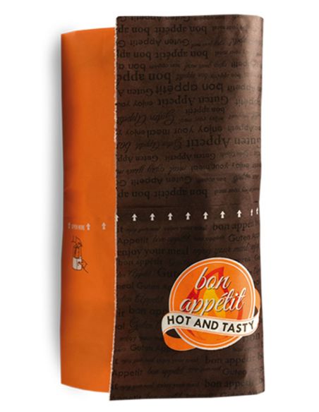 Bolsa Snack Bag Thermo Pure Paper Bocadillo Mediano (1.000 und)