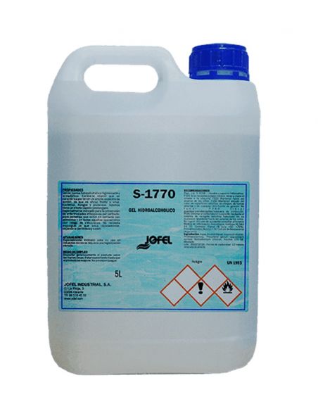 Jofel Gel Higienizante y Desinfectante 5 litros