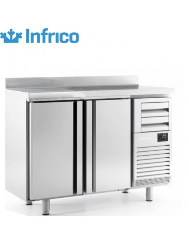 Infrico FMPP1500II Frente Mostrador Refrigerado 2 puertas fondo 600