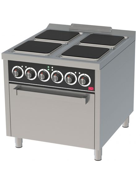 CE4P900H de HR Fainca | Cocinas eléctricas 4 placas + horno
