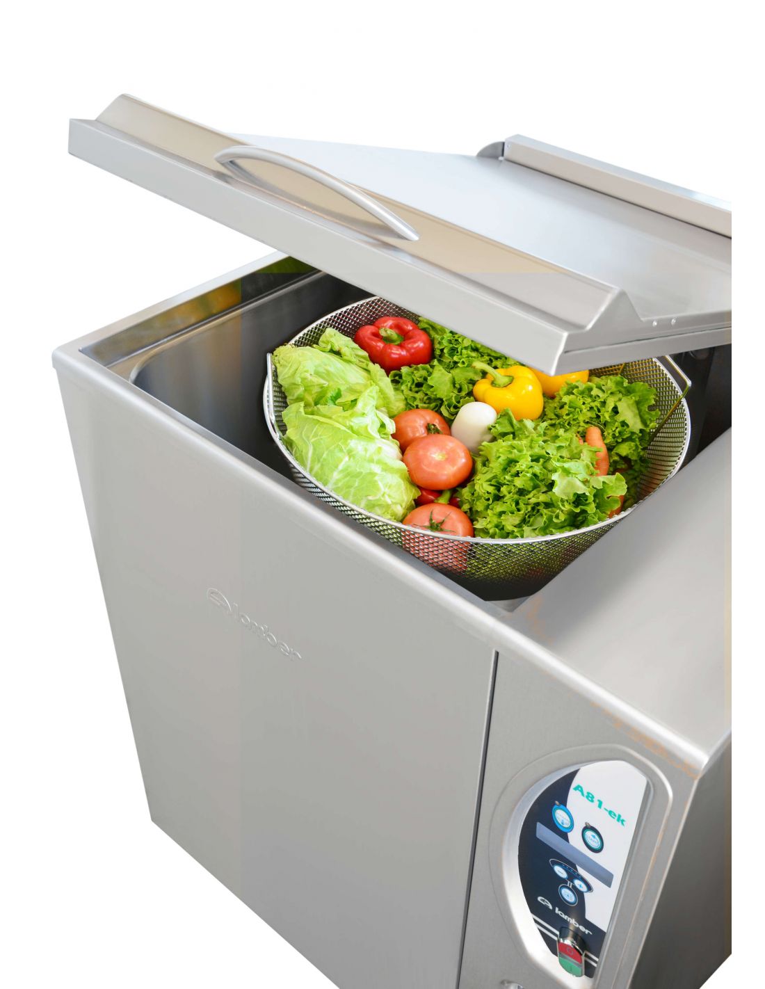 Lavadora y centrifugadora de verduras todo en uno para cocinas industriales